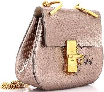 Chloé Drew Crossbody Women's bags Mini Full Blue Leather New