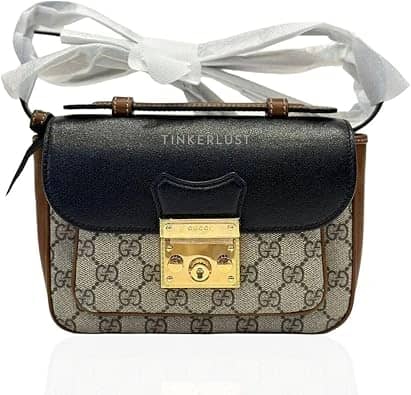Gucci Gucci Padlock Shoulder Bag Women's bags Unspecified Black GG Supreme Canvas New