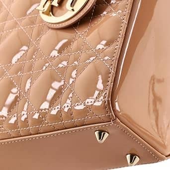 Dior Lady Dior Top Handle Women's bags Unspecified Black Leather New