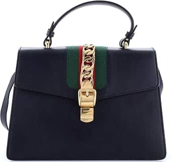 Gucci Sylvie Top Handle Women's bags Mini White Smooth Leather New