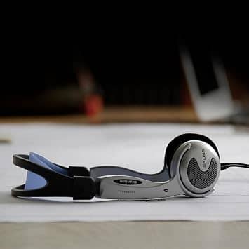 Koss DJ-Style Headphones & Earbuds Silver New