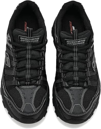 Skechers Afterburn Legacy Sneaker Black 10.5 New