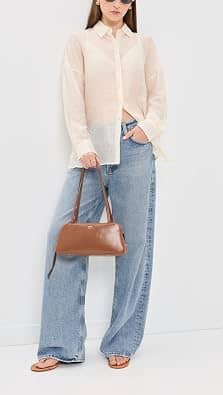 Tory Burch Robinson Top Handle Women's bags Unspecified Silver Maple New
