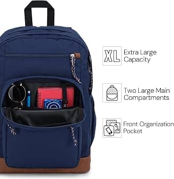 JanSport Cool Student Backpack Women's bags Navy New