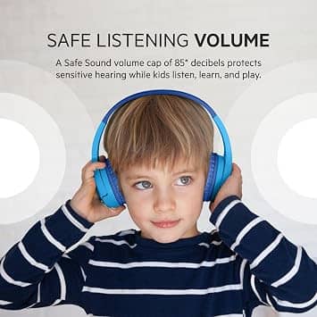 Belkin SoundForm Mini Headphones & Earbuds Blue New