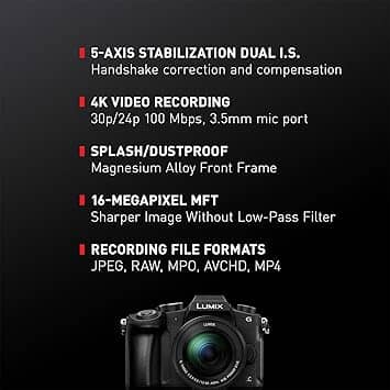 Panasonic LUMIX G85 Digital Cameras