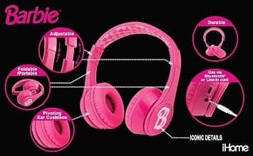 eKids Mi-B52BE Headphones & Earbuds Pink New