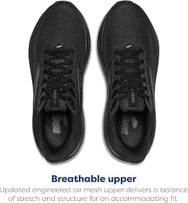 Brooks Ghost 17 Sneaker Black 10 New