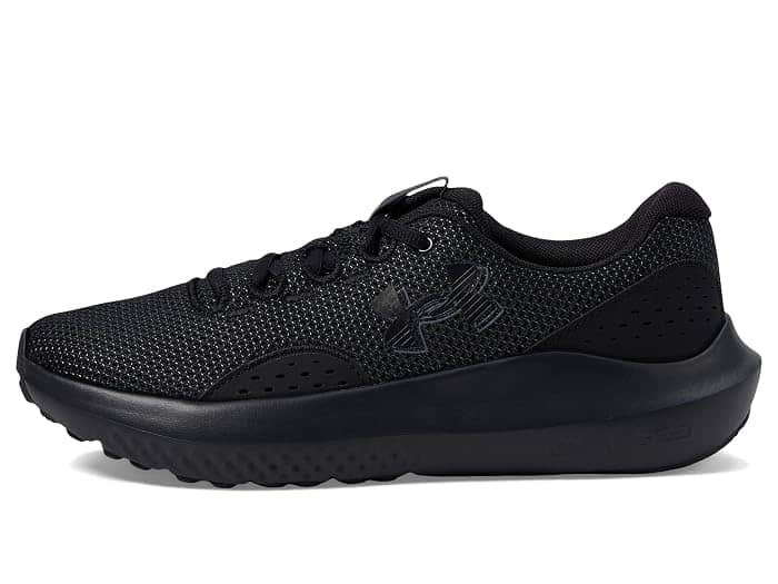 Under Armour Charged Surge 4 Sneaker Black New