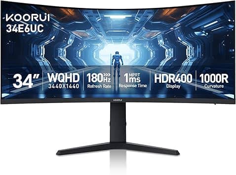 KOORUI 34E6UC Monitors