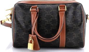 Celine Triomphe Top Handle Women's bags Unspecified Brown Coated Canvas New