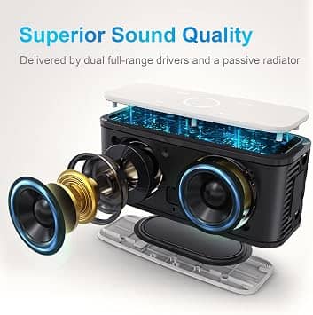 DOSS Soundbox Portable Bluetooth Speakers Black New