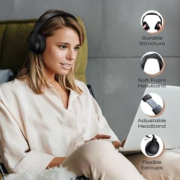 PowerLocus P3 New Headphones & Earbuds Black