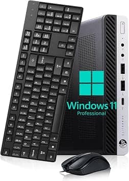 HP EliteDesk 800 G4 Mini Computers 256GB 8GB Refurbished - Excellent