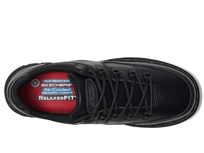 Skechers Jammers SR Sneaker Black Full Size Run New