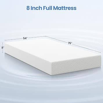 Yaheetech Memory Foam Mattress Mattresses New Full 8"
