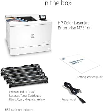 HP M751dn Printers Open-Box Excellent