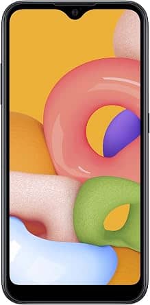 Samsung Galaxy A01 Cell Phones Black 16GB Total Wireless New