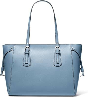 Michael Kors Voyager Tote Women's bags Medium Pale Gold Signature Logo New