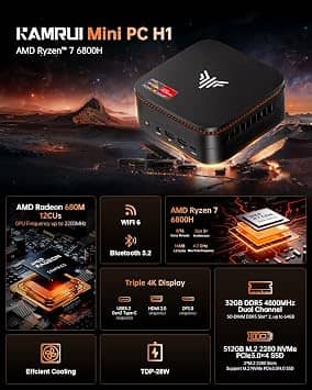 KAMRUI H1 Computers New