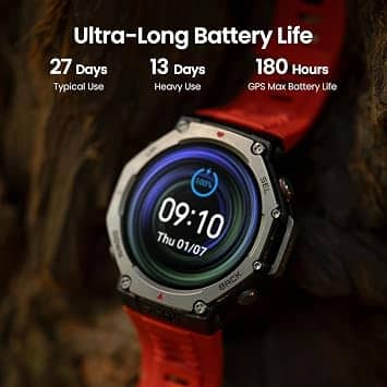 Amazfit Amazfit T-Rex 3 Smart Watch Smartwatches Black 48mm New