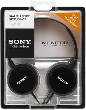 Sony ZX100 Headphones & Earbuds Black New