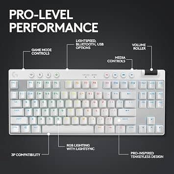 Logitech G PRO X Keyboards Brown Tenkeyless (TKL) New