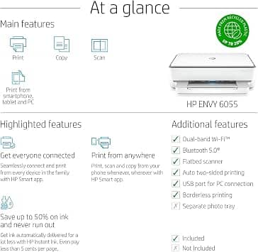 HP Envy Pro 6055 Printers New