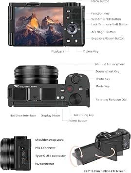 ORDRO G930 Digital Cameras Black New Body Only