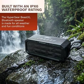 HyperGear BeastXL Portable Bluetooth Speakers Black New