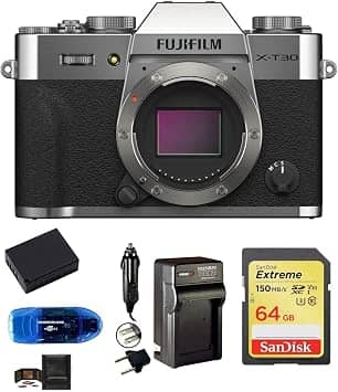 Fujifilm X T30 Mark II Digital Cameras Silver New Body Only