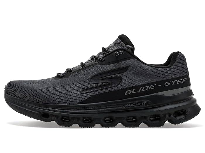 Skechers GO RUN Glide-Step Sneaker Black Full Size Run New