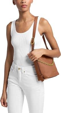 Michael Kors Nolita Bucket Bag Women's bags Small Pale Gold Polished Pebble Leather New