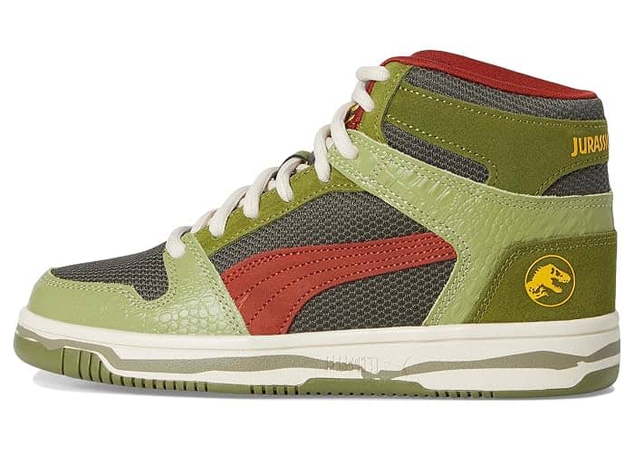 Puma Rebound Layup Mid Sneaker Green Full Size Run New