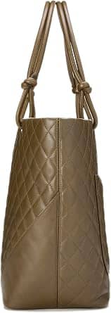 Chanel Cambon Tote Women's bags Beige Calfskin Silver New