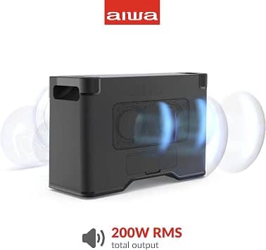 Aiwa Exos-10 Wireless speaker Portable Bluetooth Speakers Black New