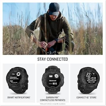 Garmin Garmin Instinct 3 Tactical Smartwatches Black 45mm New