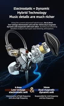 kz ZEX Headphones & Earbuds Gold New