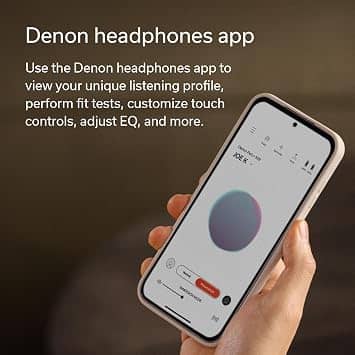 Denon PerL White Headphones & Earbuds New
