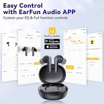 EarFun Air S Headphones & Earbuds Black New