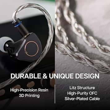 Linsoul SIMGOT-SuperMix4 Headphones & Earbuds Black New