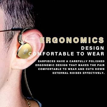 BASN MT2022 Headphones & Earbuds Gold New