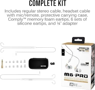 MEE audio M6 PRO Headphones & Earbuds Black New