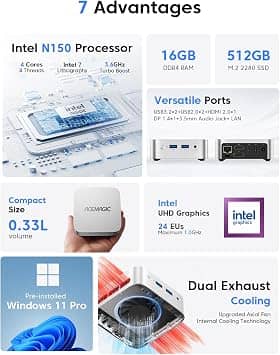 ACEMAGIC V1 N150 Computers New