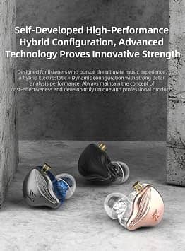 kz ZEX Headphones & Earbuds Gold New