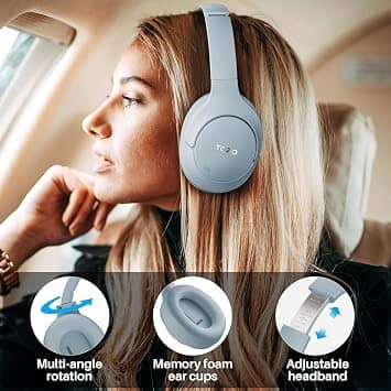 TOZO T12052 Headphones & Earbuds Purple New