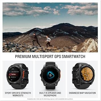 Garmin fēnix 8 – 51 mm Smartwatches Slate Gray/Black 51mm New