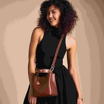 Fossil Jessie Bucket Bag Women's bags Brown Unspecified New