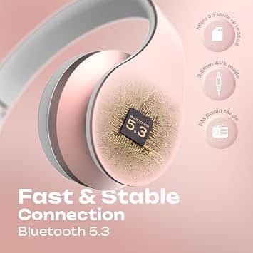PowerLocus P1 Headphones & Earbuds Gold New