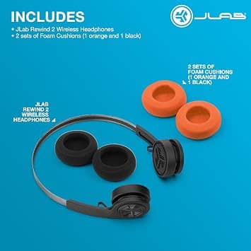 JLab Rewind 2 Headphones & Earbuds Black New
